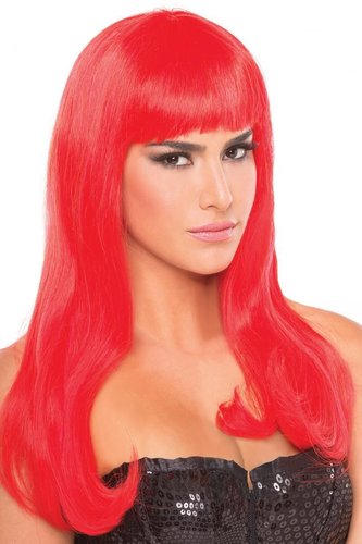 Парик Be Wicked Wigs - Pop Diva Wig - Red реальная фотография