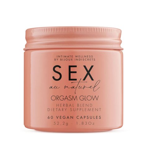 Натуральна харчова добавка для підвищення лібідо Bijoux Indiscrets Sex au Naturel — Orgasm Glow жива фотографія