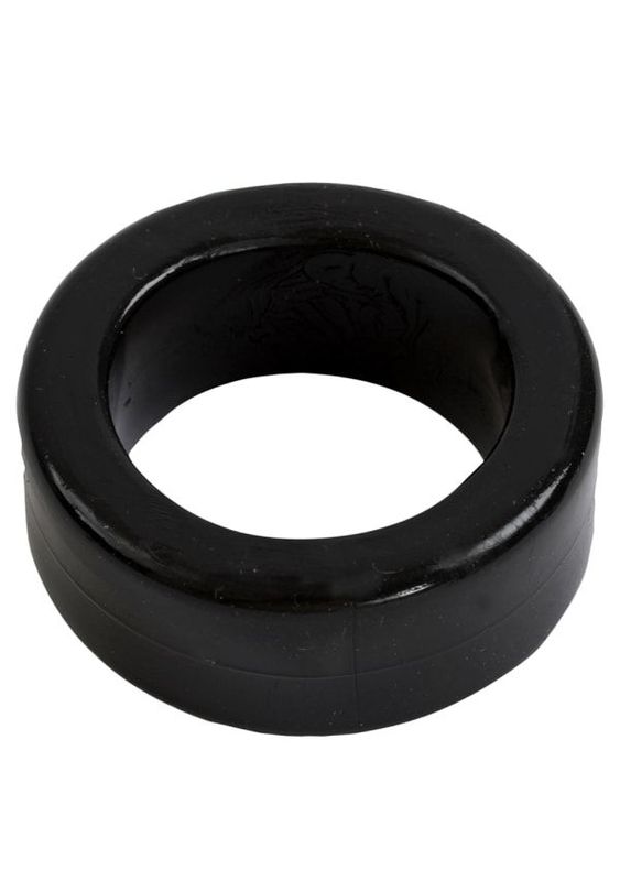 Эрекционное кольцо Doc Johnson Titanmen Tools - Cock Ring - Black реальная фотография