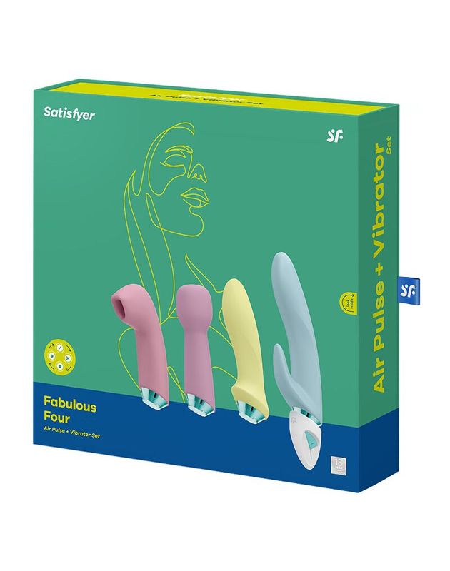 Подарочный набор секс-игрушек Satisfyer Fabulous Four реальная фотография