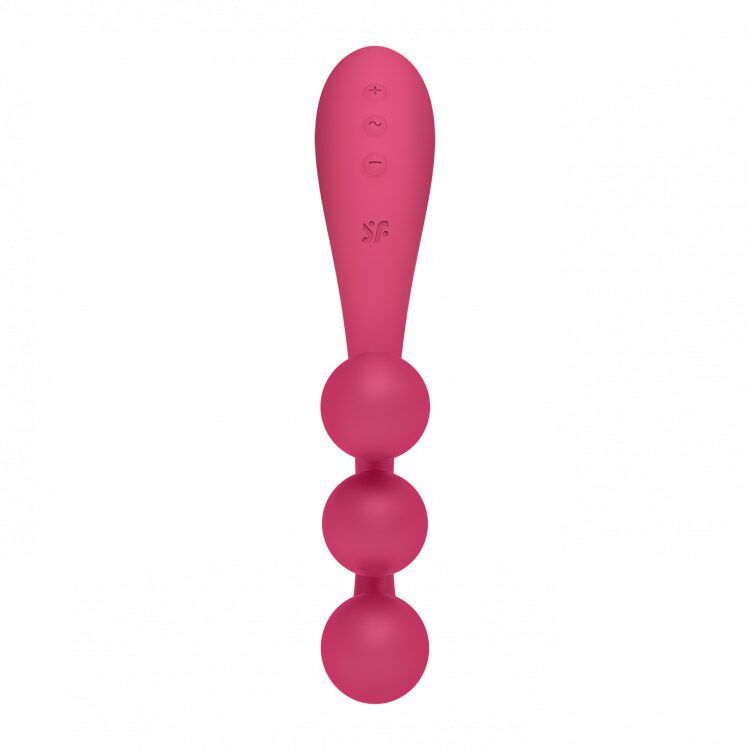 Универсальный вибратор Satisfyer Tri Ball 1, 3 мотора, гнется реальная фотография