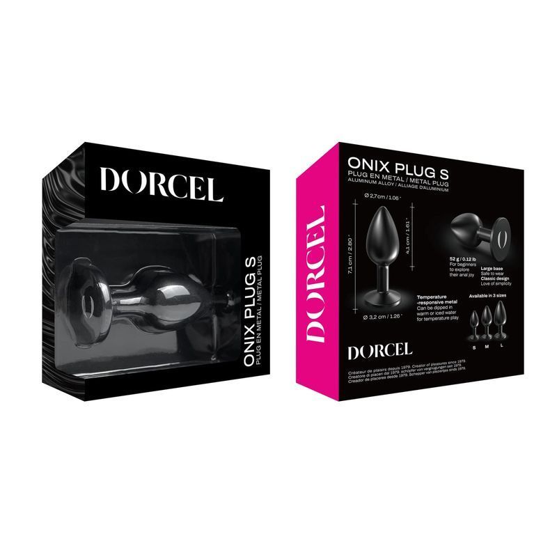 Анальная пробка Dorcel ONIX PLUG S реальная фотография