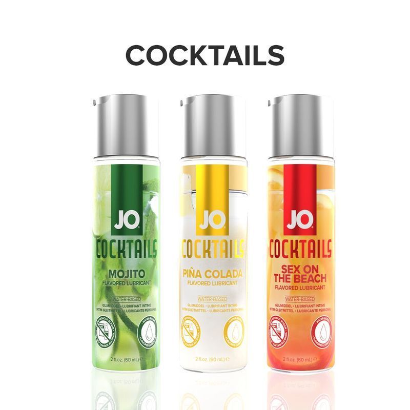 Лубрикант на водной основе JO Cocktails - Mojito без сахара, растительный глицерин (60 мл)