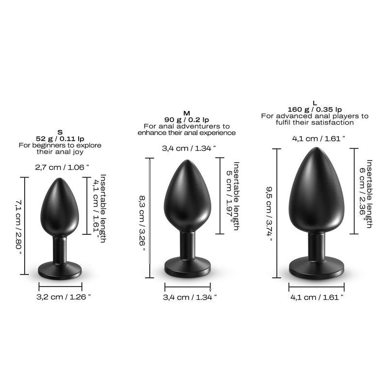Анальная пробка Dorcel ONIX PLUG S реальная фотография