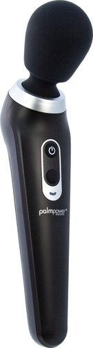 Мощный вибромассажер PalmPower EXTREME - Black водонепроницаемый, с плавной регулировкой реальная фотография