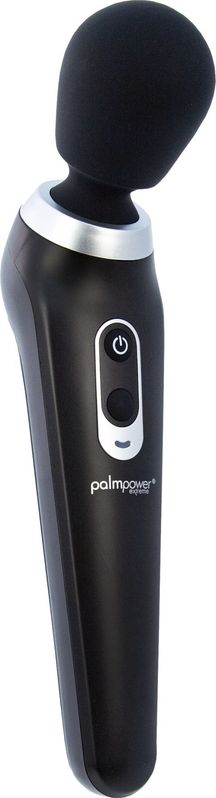 Потужний вібромасажер PalmPower Extreme - Black, 7 режимів, гнучка головка, перезаряджуваний жива фотографія