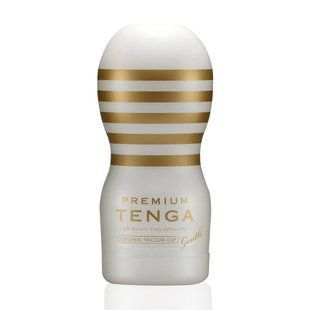 Мастурбатор Tenga Premium Original Vacuum Cup Gentle (глубокая глотка) с вакуумной стимуляцией реальная фотография