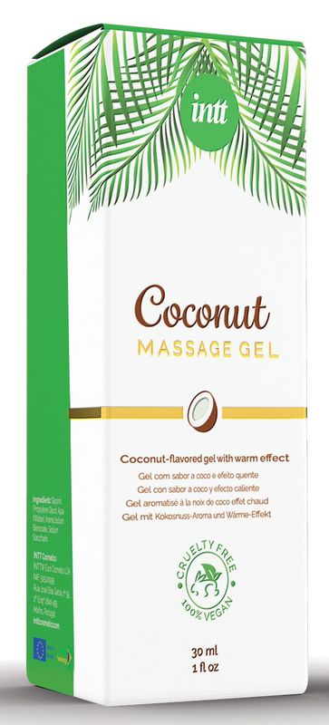 Массажный гель для интимных зон Intt Coconut Vegan (30 мл) реальная фотография