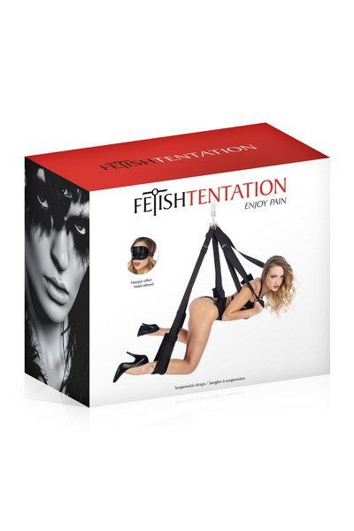 Секс-гойдалка Fetish Tentation Suspension Straps жива фотографія