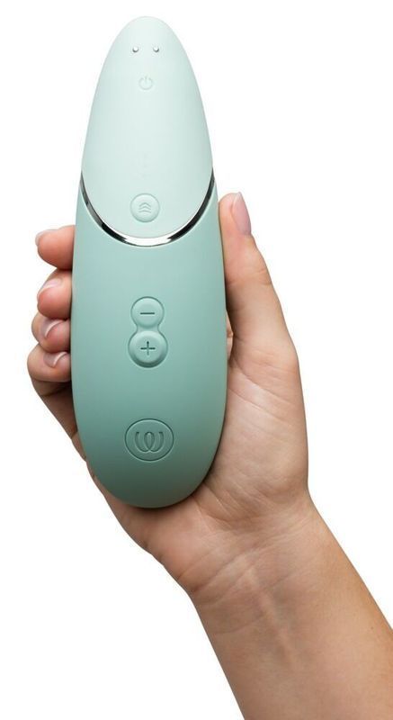 Вакуумный клиторальный стимулятор Womanizer Next Sage, 3D Pleasure Air, 14 уровней интенсивности реальная фотография