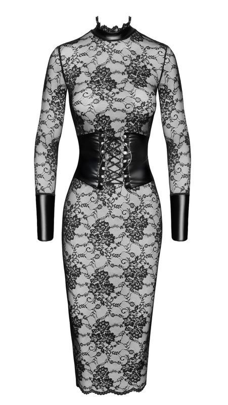 Платье Noir Handmade F375 Noirelle Lace Corset Midi dress XS реальная фотография