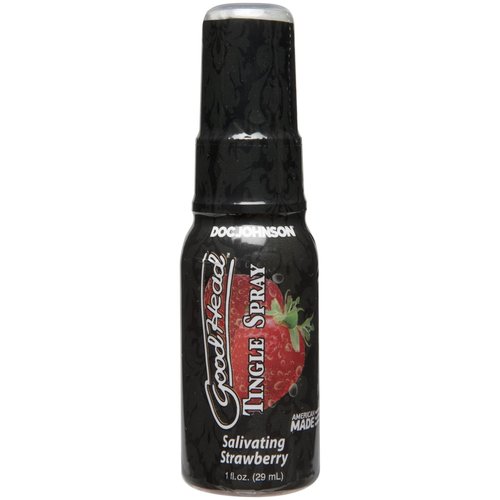 Спрей для минета Doc Johnson GoodHead Tingle Spray – Strawberry (29 мл) со стимулирующим эффектом реальная фотография