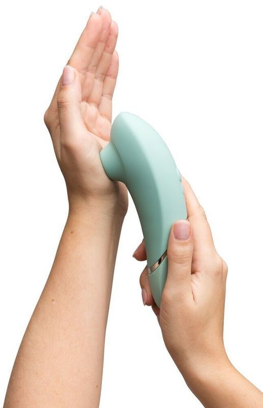Вакуумный клиторальный стимулятор Womanizer Next Sage, 3D Pleasure Air, 14 уровней интенсивности реальная фотография