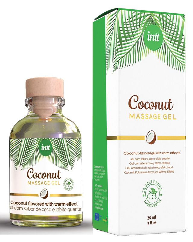 Масажний гель для інтимних зон Intt Coconut Vegan (30 мл) жива фотографія