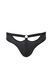 Мужские слипы с вырезами Passion 041 SLIP JOE S/M Black, экокожа, открытые ягодицы