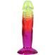 Дилдо Doc Johnson Crystal Jellies - 6.5 Inch Classic Dong - Rainbow