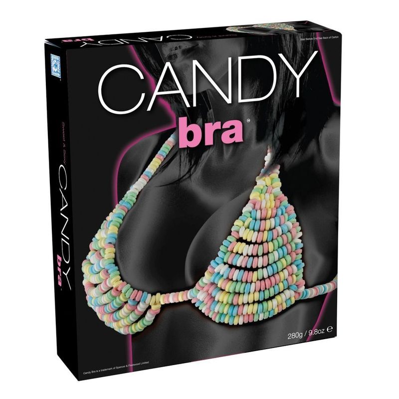 Съедобный бюстгальтер Candy Bra (280 гр) реальная фотография