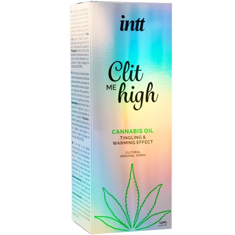 Збуджувальний гель для клітора Intt Clit Me On High Cannabis Oil 15 мл, сильна стимуляція жива фотографія