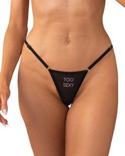 Трусики Obsessive Violami Sexy thong L/XL реальная фотография