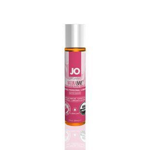 Смазка на водной основе JO NATURALOVE Strawberry (30 мл) с экстрактом ромашки и листьев агавы реальная фотография