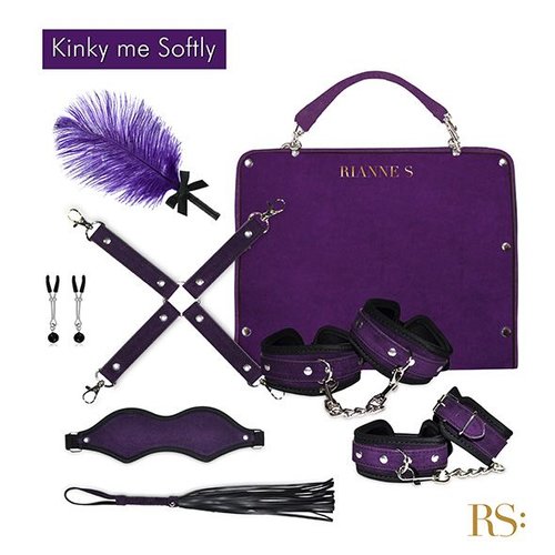 Подарунковий набір для BDSM RIANNE S — Kinky Me Softly Purple: 8 предметів для задоволення жива фотографія