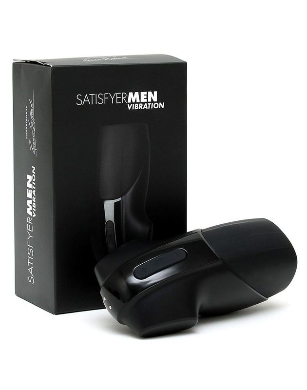 Мастурбатор Satisfyer Men Vibration имитатор минета с вибрацией, стимуляция головки реальная фотография