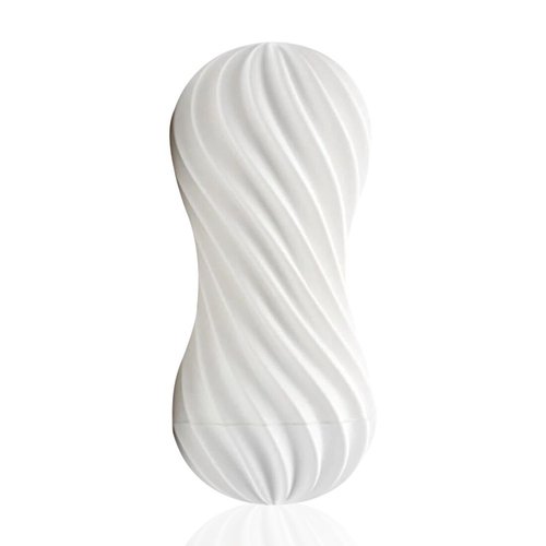 Мастурбатор Tenga Flex Silky White с изменяемой интенсивностью, можно скручивать реальная фотография