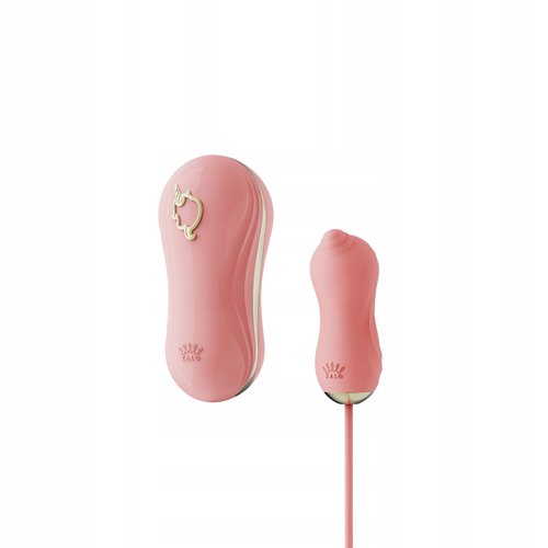 Набор 2в1 Zalo — UNICORN Pink, виброяйцо + вакуумный стимулятор реальная фотография