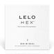 Презервативы LELO HEX Condoms Original 3 Pack, тонкие и суперпрочные