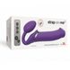 Безремневой страпон с вибрацией Strap-On-Me Vibrating Violet XL, диам. 4,5см, пульт ДУ, регулируемый