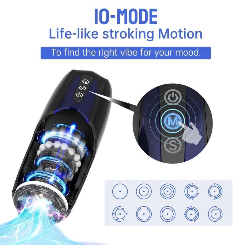 Интерактивный смарт мастурбатор Magic Motion Xone, имитация фрикций, 10 режимов, турбо-кнопка реальная фотография