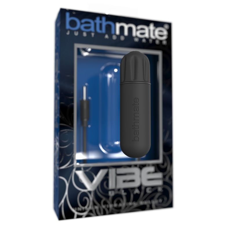 Вибропуля Bathmate Vibe Bullet Black, глубокая мощная вибрация реальная фотография