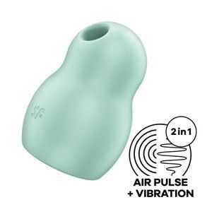 Вакуумный стимулятор с вибрацией Satisfyer Pro To Go 1 Mint реальная фотография