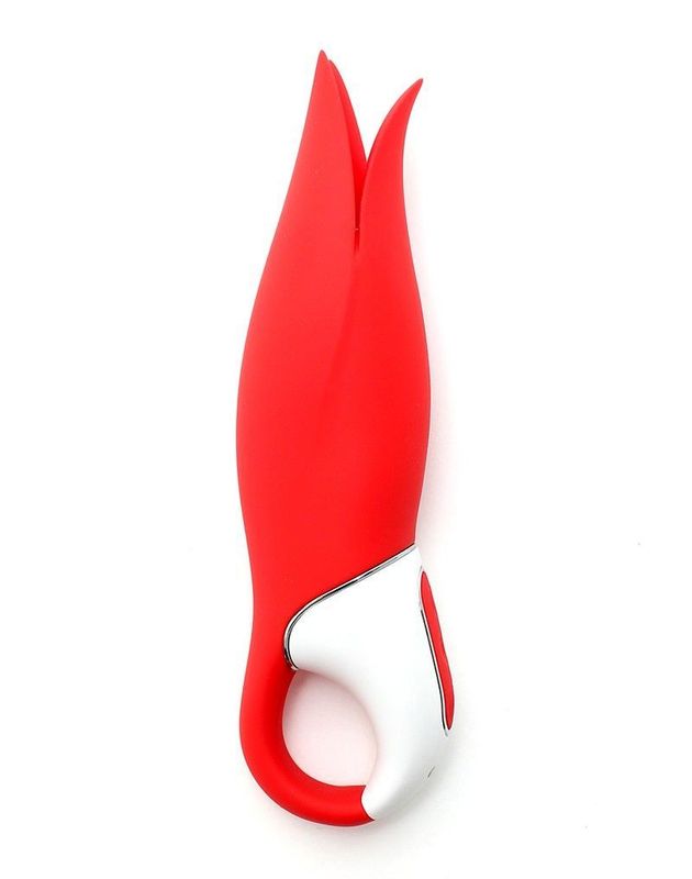 Мощный вибратор Satisfyer Vibes Power Flower с нежными трепещущими лепестками, 12 режимов работы реальная фотография