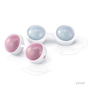 Набор вагинальных шариков LELO Beads, диаметр 3,5 см, изменяемая нагрузка, 2х28 и 2х37 г реальная фотография