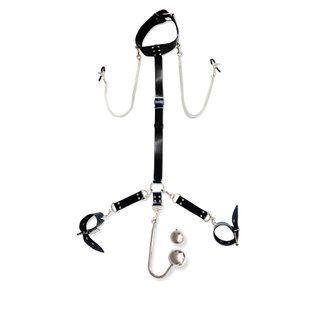 Бондажный набор с металлическим анальным крюком Art of Sex Beatrice Bondage set with anal hook №&thinsp;4 реальная фотография