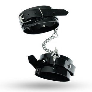 Поножи Feral Feelings - Ankle Restraints Black реальная фотография