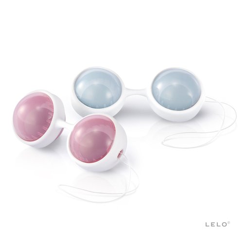 Набір вагінальних кульок LELO Beads, діаметр 3,5 см, змінне навантаження, 2х28 та 2х37 г жива фотографія