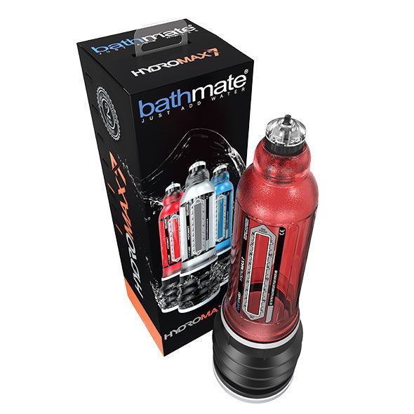 Гидропомпа Bathmate Hydromax 7 Red (X30), для члена длиной от 12,5 до 18см, диаметр до 5см реальная фотография