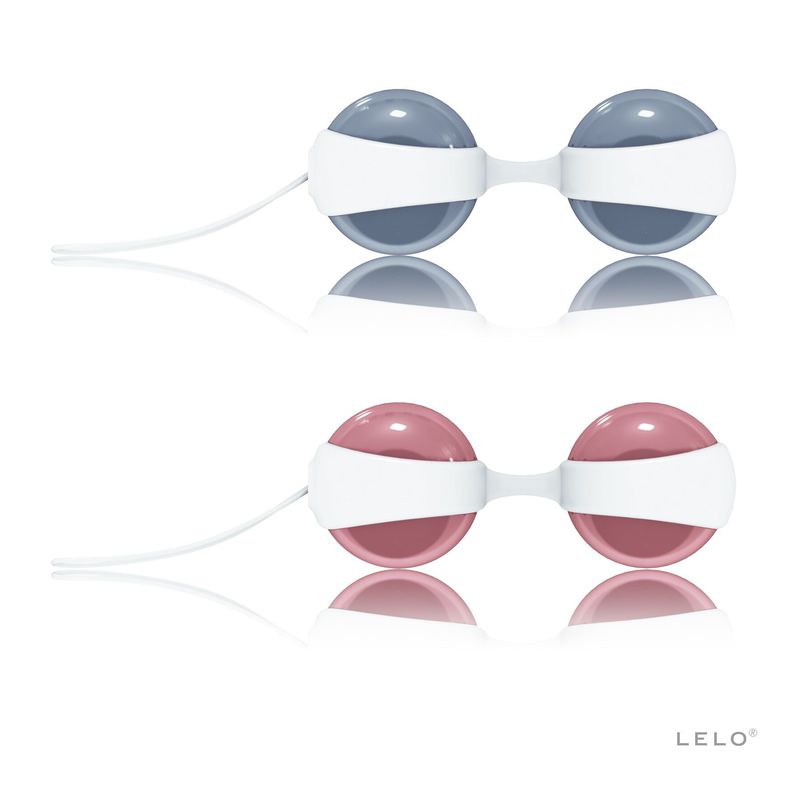 Набор вагинальных шариков LELO Beads, диаметр 3,5 см, изменяемая нагрузка, 2х28 и 2х37 г реальная фотография