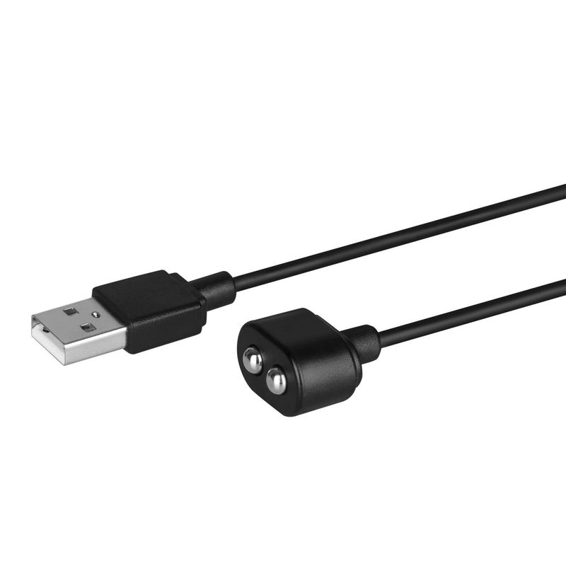 Зарядка (запасний кабель) для іграшок Satisfyer USB charging cable Black жива фотографія