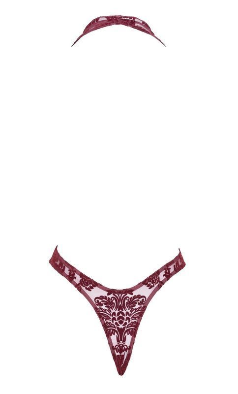 Боди Noir Handmade F386 Kink Royal cascade bodysuit S реальная фотография