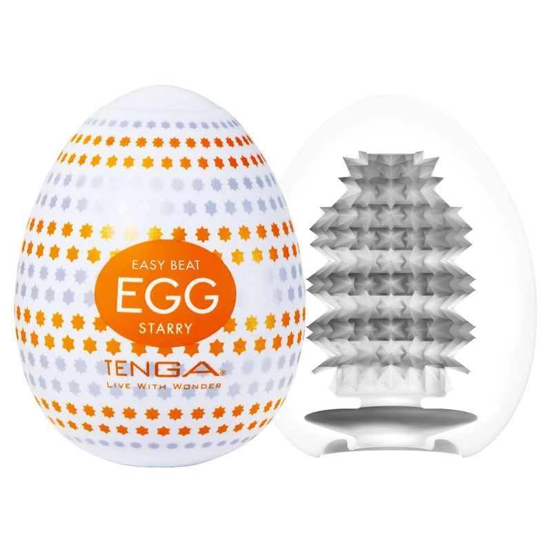Мастурбатор-яйце Tenga Egg Starry жива фотографія