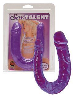 Фаллоимитатор двойной SEX TALENT (фиолет.)
