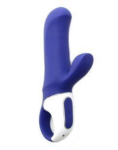 Потужний вібратор-кролик Satisfyer Vibes Magic Bunny, два мотори, литий силікон, 12 режимів роботи жива фотографія