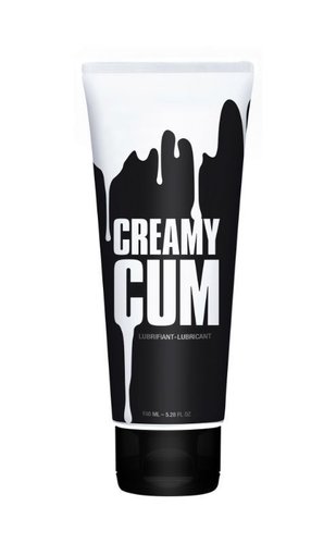 Лубрикант, имитирующий сперму Creamy Cum (150 мл) на гибридной основе с маслом зверобоя реальная фотография