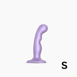 Насадка для страпона Strap-On-Me Dildo Plug P&G Lilas Metallic S реальная фотография