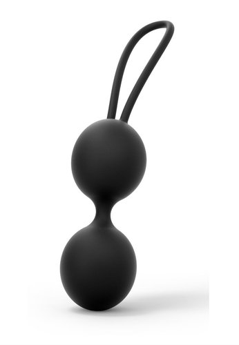 Вагінальні кульки Dorcel Dual Balls Black, діаметр 3,6 см, вага 55гр жива фотографія