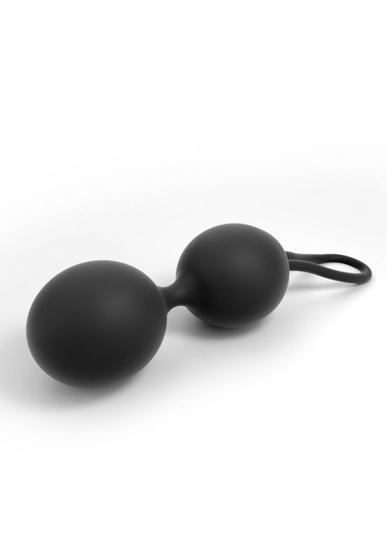 Вагинальные шарики Dorcel Dual Balls Black, диаметр 3,6см, вес 55гр реальная фотография