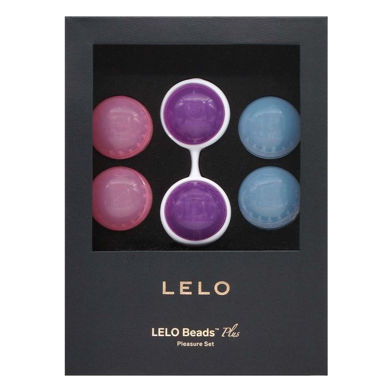 Набор вагинальных шариков LELO Beads Plus, диаметр 3,5 см, изменяемая нагрузка, 2х28, 2х37 и 2х60 г реальная фотография